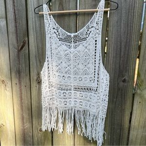 Active Boho Lace Tank
